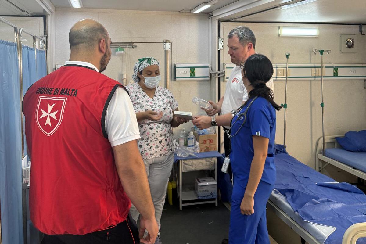 Earthquake in Venezuela: the Order of Malta’s medical post gets underway in Caraballeda